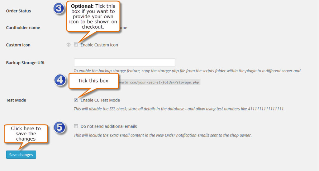 step 3, 4 and 5 offline cc processing